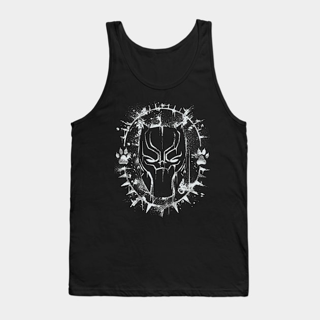 Wakanda Splatter Tank Top by RicoMambo